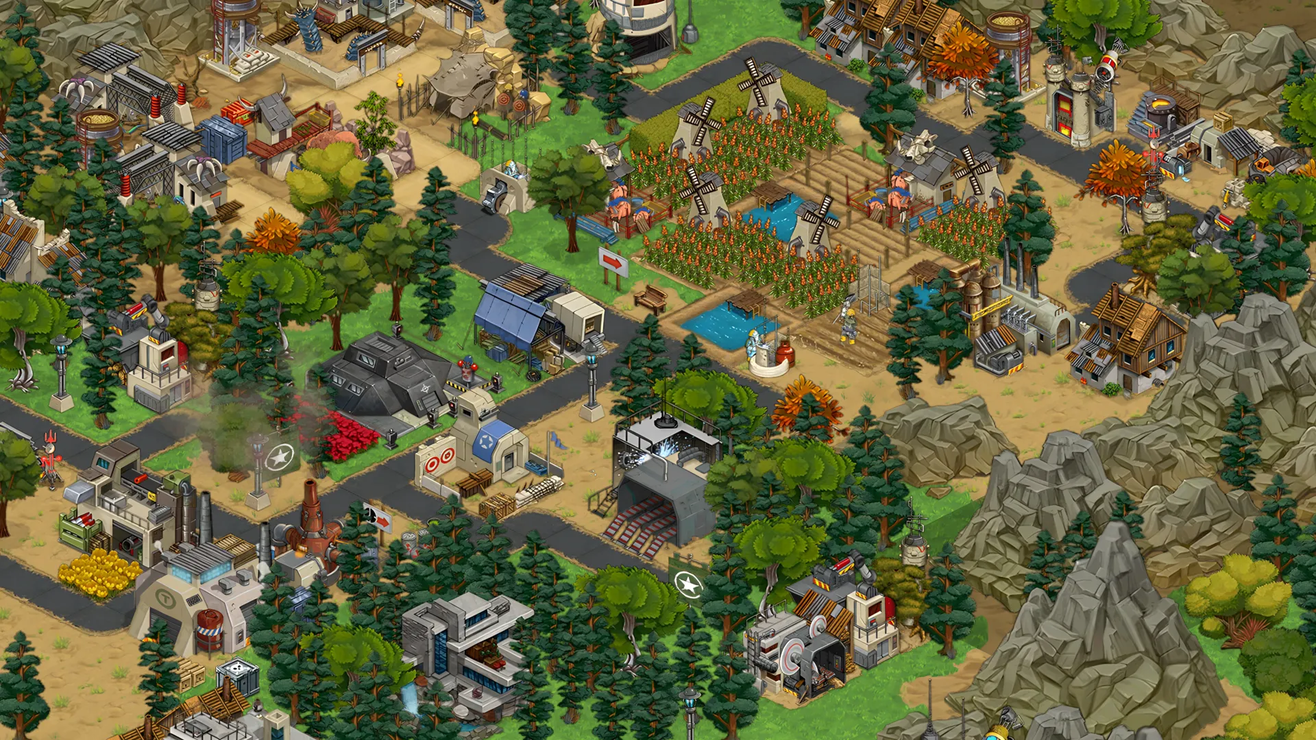Gameplay screenshot — base building