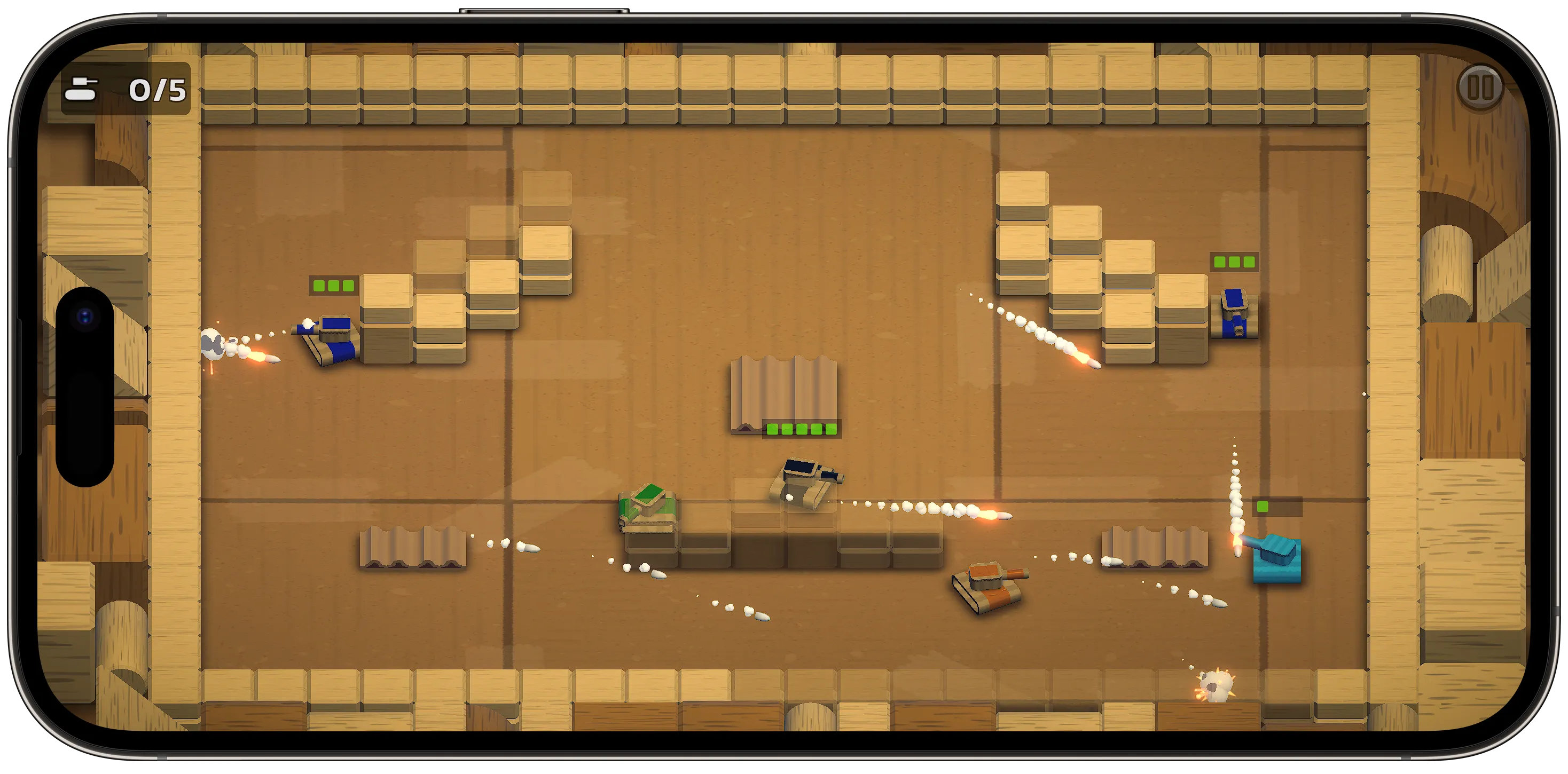 Tank Tactics on Phone